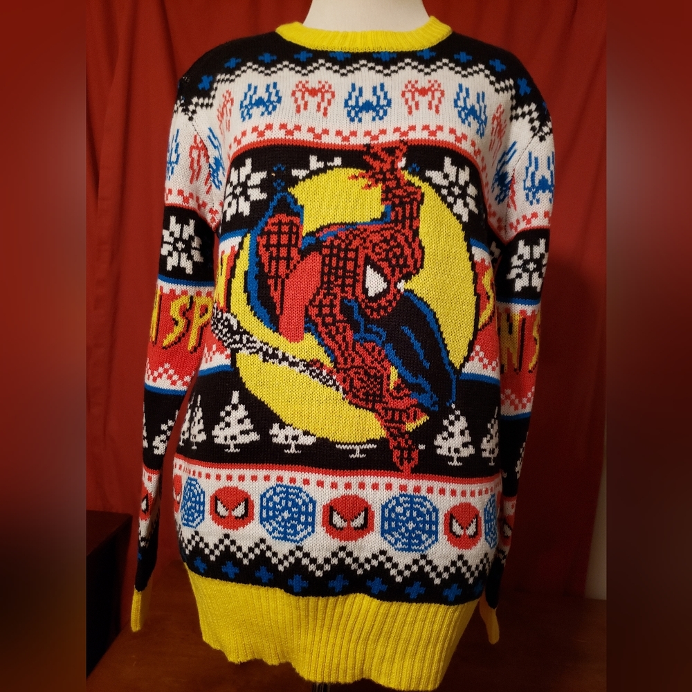 SPIDER 🕷 MAN CHRISTMAS 🎄 SWEATER